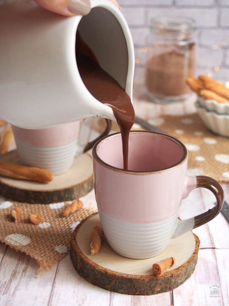 Chocolate Caliente a la taza receta Hot Chocolate recipe