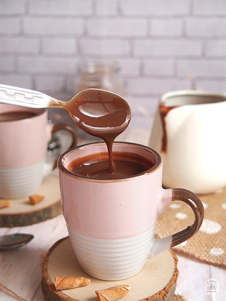 Chocolate caliente a la taza receta Hot chocolate recipe