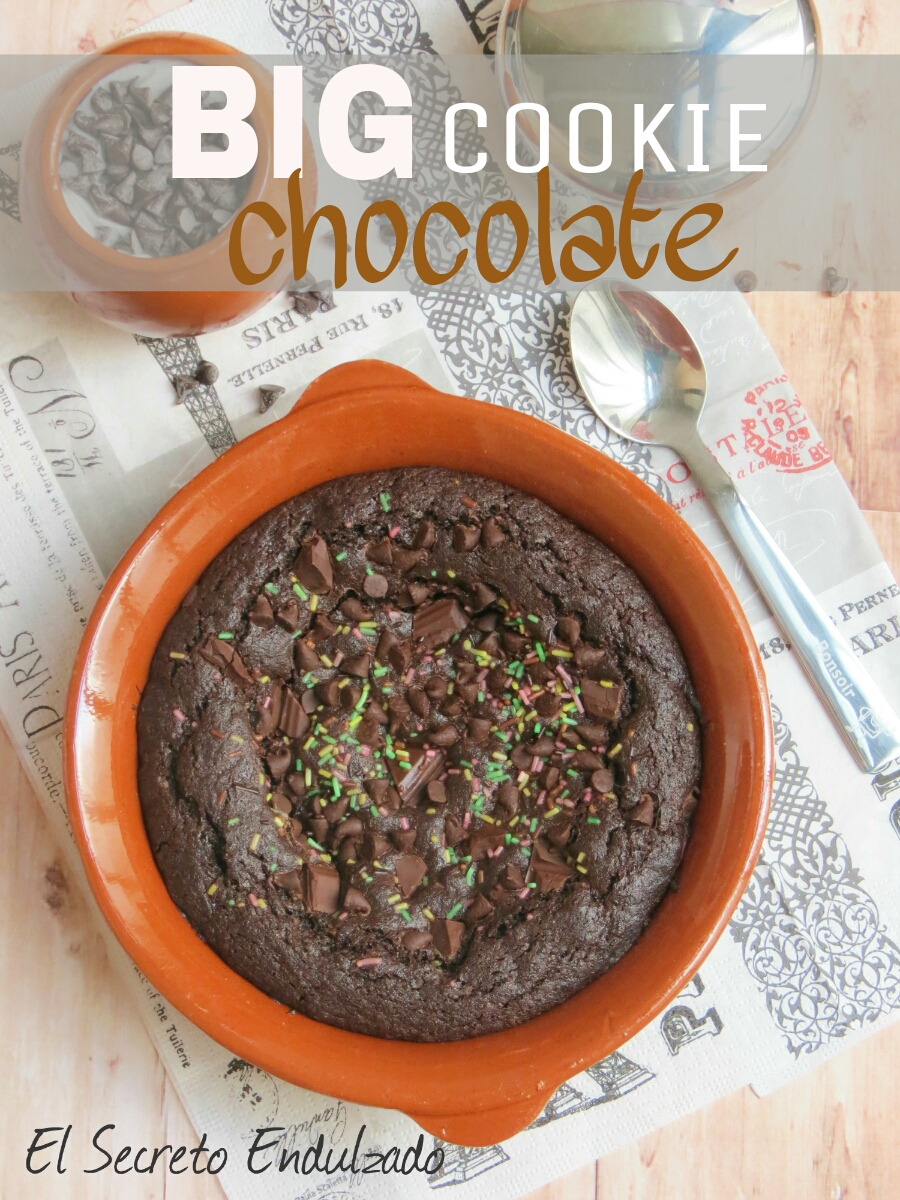 BIG Cookie Chocolate recipe receta