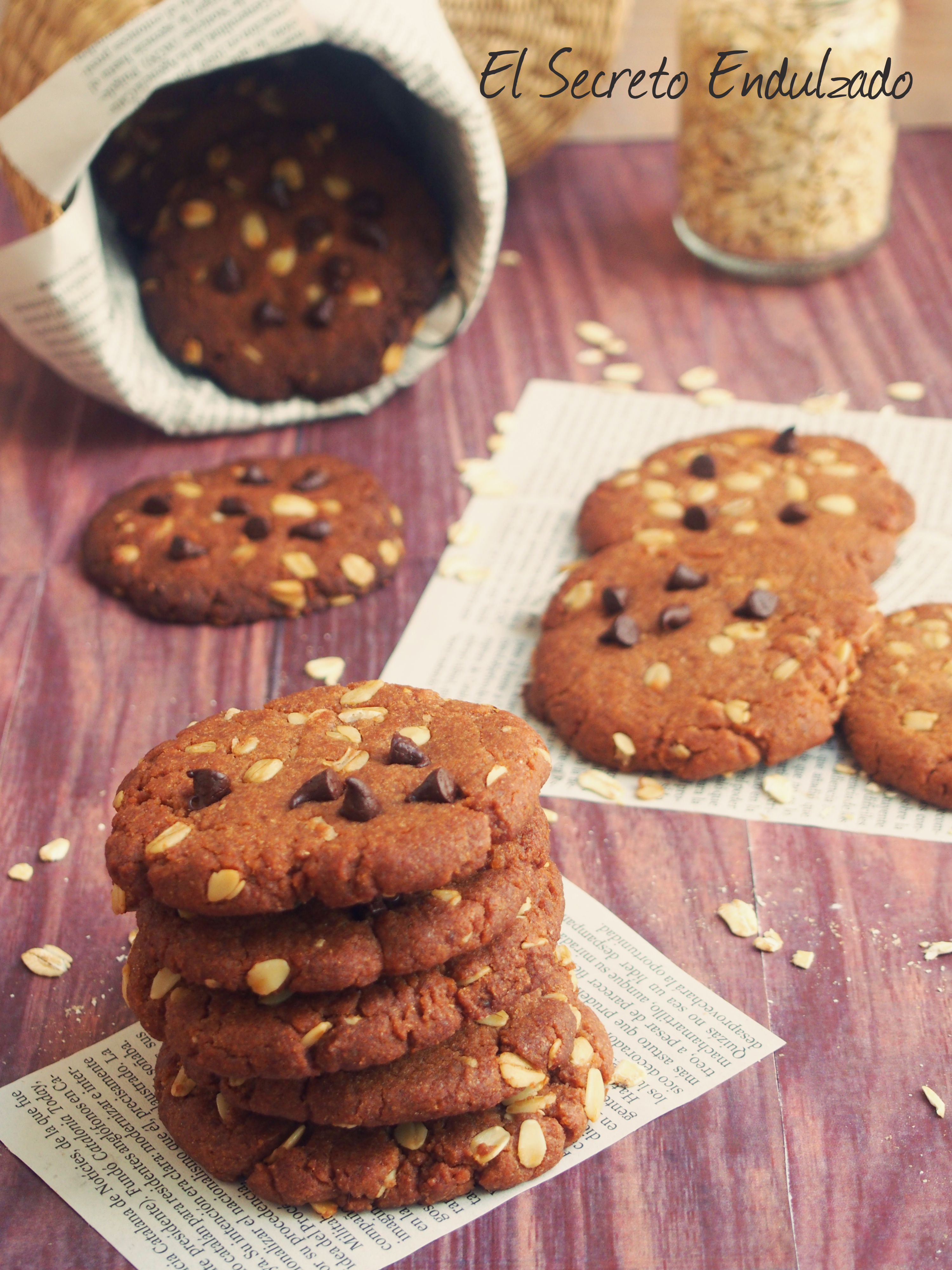 Cookies HEALTHY con chocolate & avena