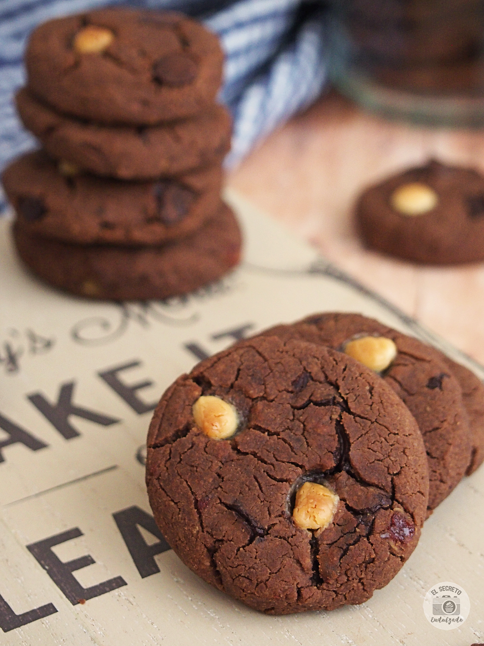 Cookies garbanzos chocolate receta recipe