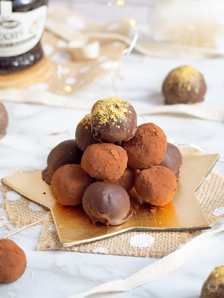 Trufas SALUDABLES de boniato y chocolate - Healthy truffles
