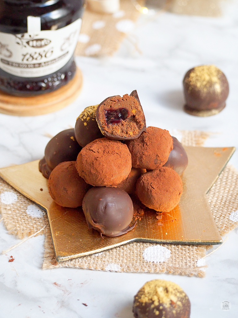 Trufas SALUDABLES de boniato y chocolate - Healthy truffles