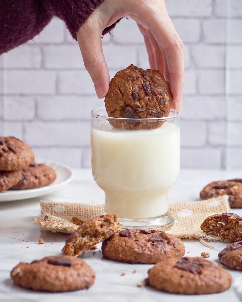 Cookies galletas saludables leche mil desayuno breakfast