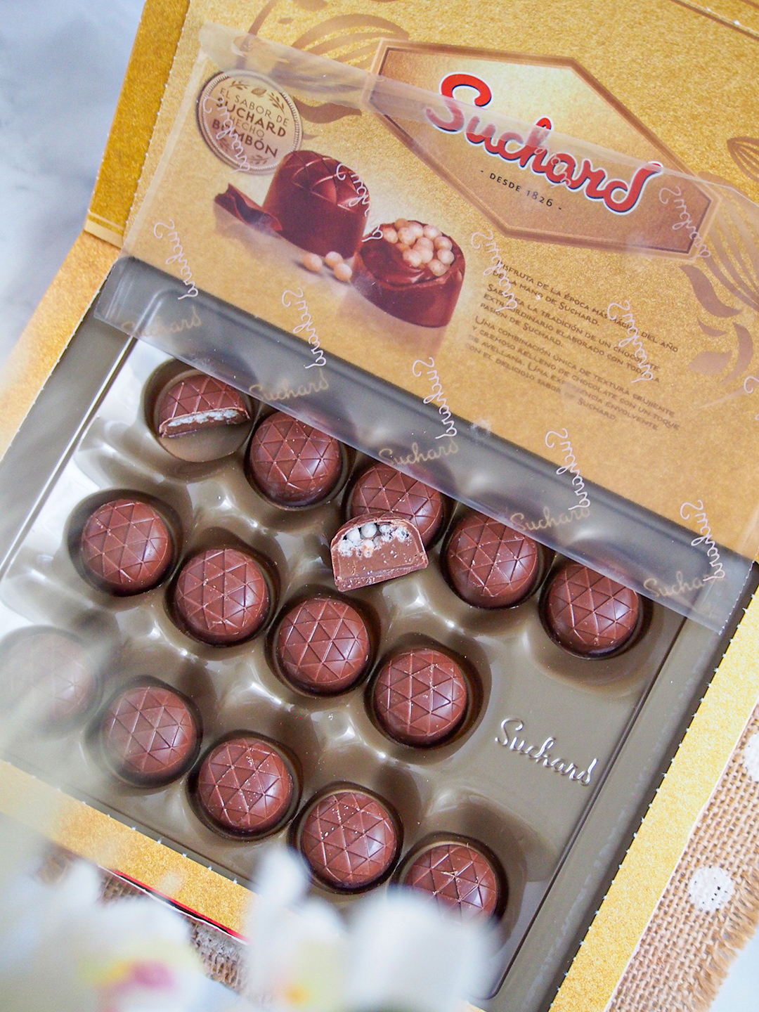 Colaboracion Suchard creacion de contenido food photography fotografia minimalista bombones 